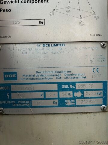 Lasrook afzuiging filter systeem DCE Unimaster