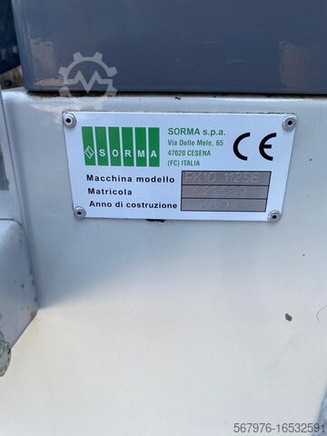 Packing machine Sorma Group PK10 112SB Auto Punnet Netting Machine
