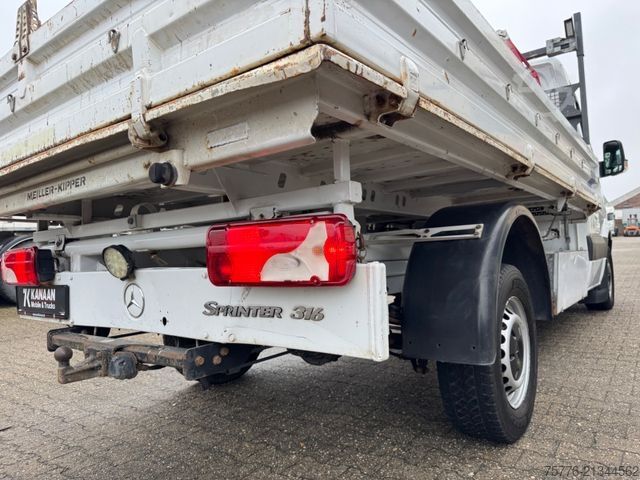 Furgone ribaltabile MERCEDES-BENZ Sprinter II 316 CDI Meiller Kipper  Kran