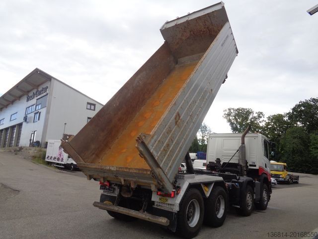 Camion basculante trilateral SCANIA G450 8x4 Meiller 2-Seiten-Kipper Bordmatik