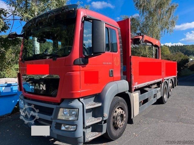 Düz kasa kamyon MAN 26.400 TGS PK20001 L Funk & Zange - AC-TÜV 03/26