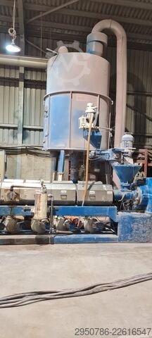 Zweistufiger Extruder mit FIMIC-Autofilter OMP Prealpina 130/160mm Cascade