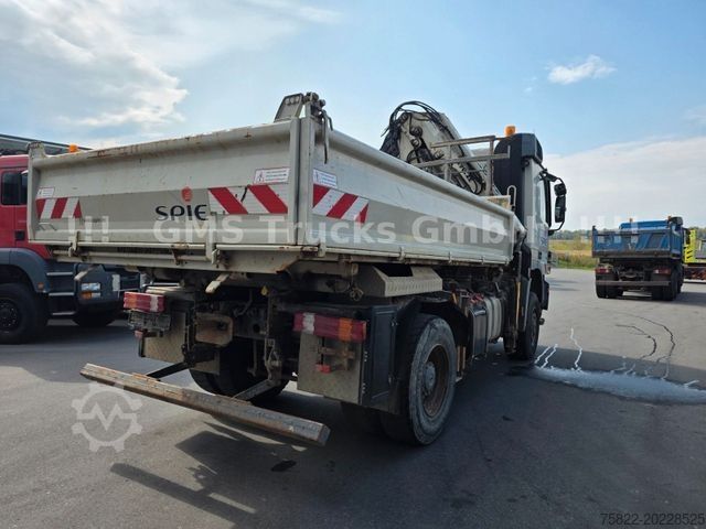 Τρίπλευρο ανατρεπόμενο φορτηγό MERCEDES-BENZ Actros 1841 / 4X4 ALLRAD / Atlas 190 / Meiller