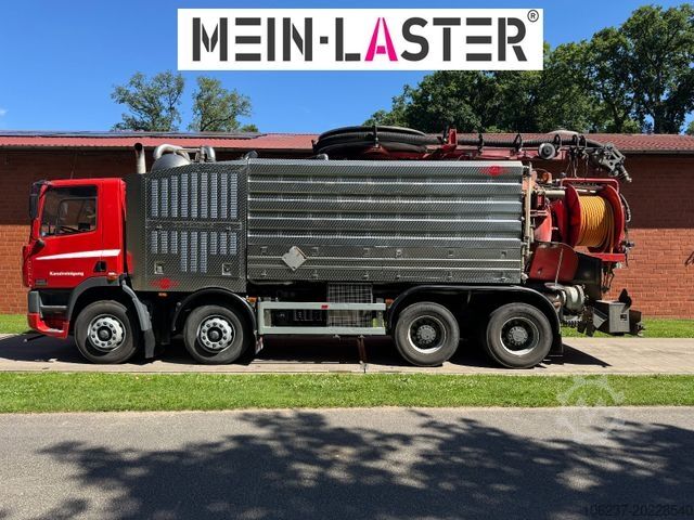 Vacuum tank truck DAF Saug/Spülkombi Cappellotto Wittig/Uraca