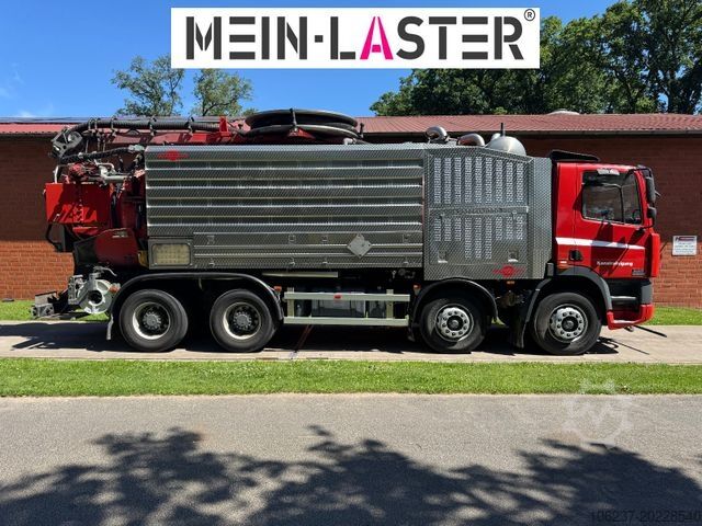 Vacuum tank truck DAF Saug/Spülkombi Cappellotto Wittig/Uraca