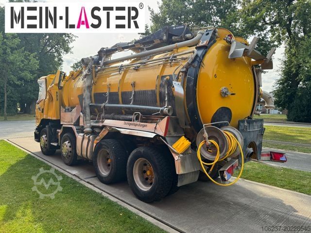 Camião-cisterna de vácuo SCANIA G 450 8x4 Kaiser Twister Komfort V2A Funk