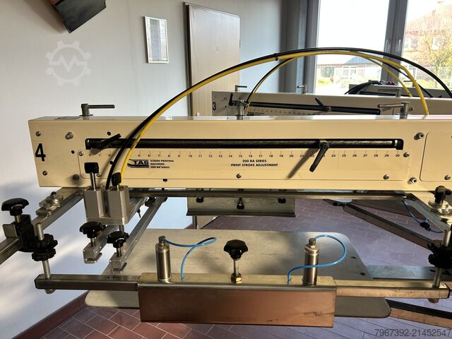 Automatische zeefdrukmachine + doorloopdroger TAS / HIX RA202 L  / 3616