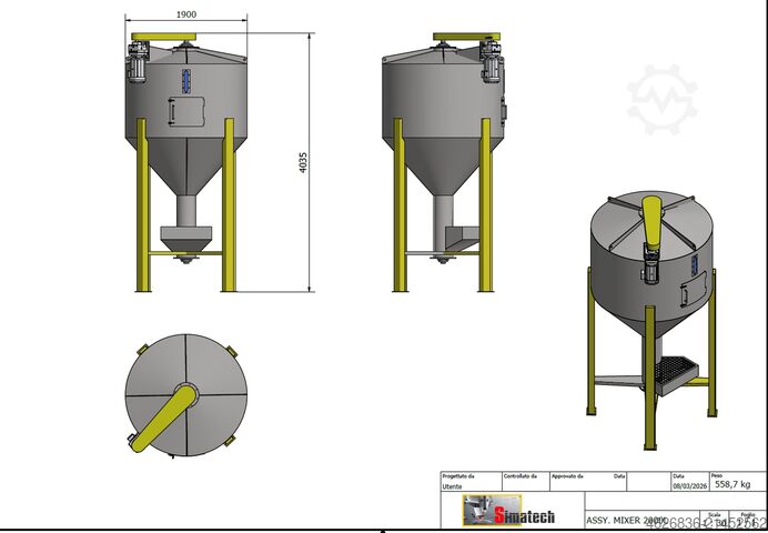 Perifériás eszköz SIMATECH MIXER 2000LT