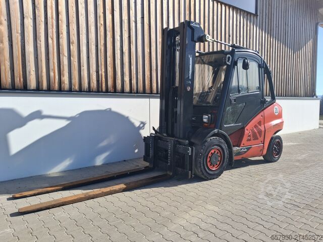 Empilhador Linde H 50 Diesel Triplex Doppelzusatzhydrauli