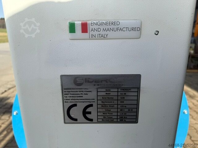 Svejsedrejebord,Drejebord,Positioner Sideros Syncrolift Hywema 6 Tonnen SHD 60, Säulenhubdrehvorrichtung