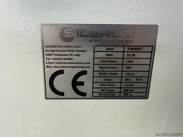 Svejsedrejebord,Drejebord,Positioner Sideros Syncrolift Hywema 6 Tonnen SHD 60, Säulenhubdrehvorrichtung