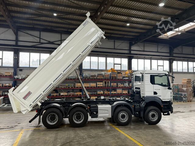 Teherautó MAN TGS 35.480 MAN TGS 35.480 BB 8X4 3-Seiten-Kippe...