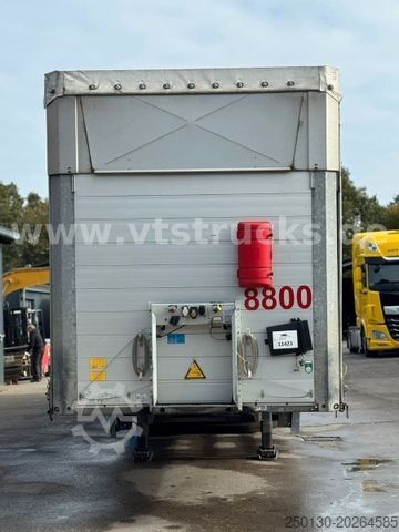 Semirremolque abierto con toldo SCHMITZ CARGOBULL SCS Mega Hubdach Edscha Lift Staplerhalterung
