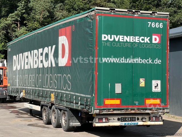 Semirremolque abierto con toldo KRONE SD Megaliner Curtainsider Edscha