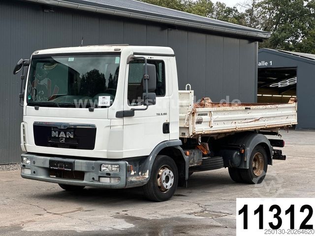 Furgón volquete MAN TGL 8.180 4x2 Meiller DSK