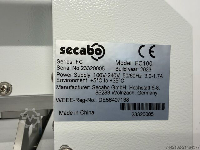 Secabo FC100 vákuumos síkágyas vágógép Secabo FC100