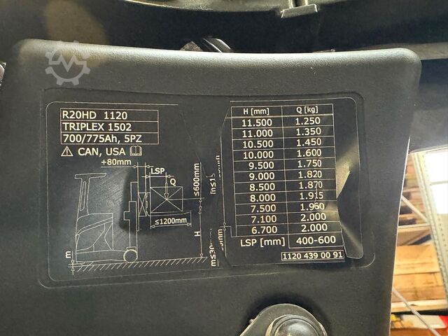 Reach truck Linde R 20 HD [ID: 240]