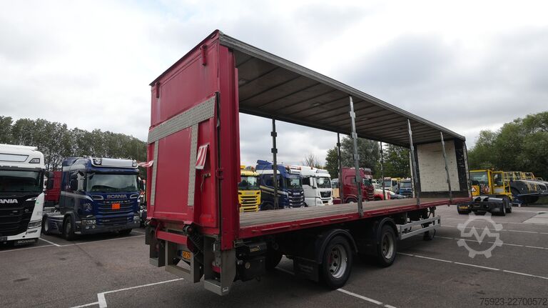 Πλατφόρμα φόρτωσης Pacton 2 axle open trailer no curtain