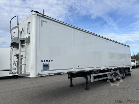 Mozgópadlós félpótkocsi KNAPEN K600 SCHUBBODEN, SEITENTüREN , 87M³, LIFTACHSE, ALU-FELGEN,