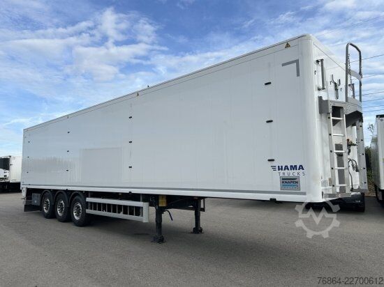 Mozgópadlós félpótkocsi KNAPEN K600 SCHUBBODEN, SEITENTüREN , 87M³, LIFTACHSE, ALU-FELGEN,