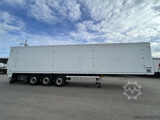 Mozgópadlós félpótkocsi KNAPEN K600 SCHUBBODEN, SEITENTüREN , 87M³, LIFTACHSE, ALU-FELGEN,