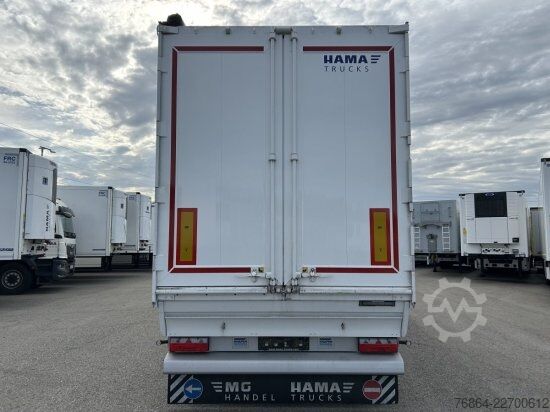 Mozgópadlós félpótkocsi KNAPEN K600 SCHUBBODEN, SEITENTüREN , 87M³, LIFTACHSE, ALU-FELGEN,