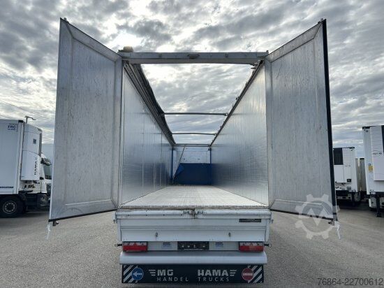 Mozgópadlós félpótkocsi KNAPEN K600 SCHUBBODEN, SEITENTüREN , 87M³, LIFTACHSE, ALU-FELGEN,