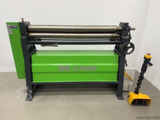 Valsplåtsmaskin OSTAS SBM 1270 x 95