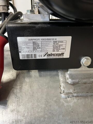 Compresor cu piston staționar Aircraft AIRPROFI 1003/500/10 H