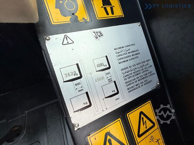 Off-road forklift JCB 940 / TRIPLEX 4500 / FREE-LIFT NEW TIRES