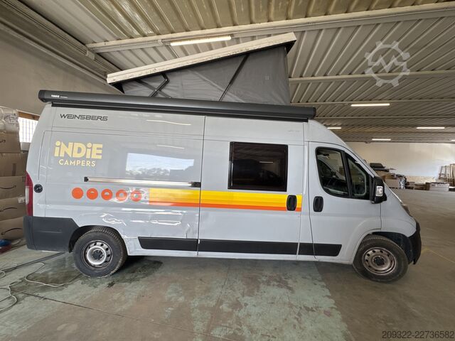 Camper 2023 Fiat Ducato Weinsberg Carabus | Cambio automatico | Tetto a soffietto