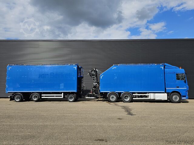 Kamion sa kranom DAF XF 440 6x2 / PENZ CRANE - KRAN + TIPPER TRAILER