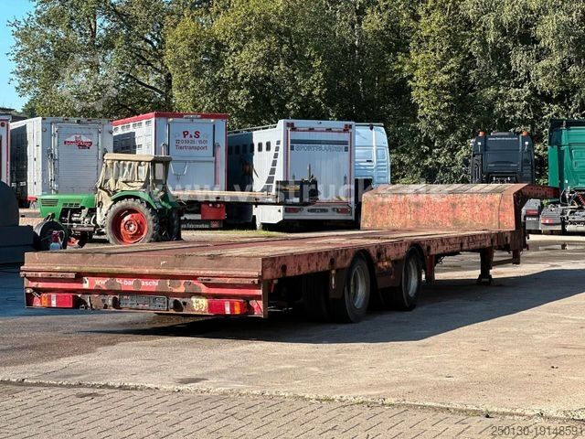 Dieplader oplegger FAYMONVILLE STN-2A Tieflader, Ausziehbar