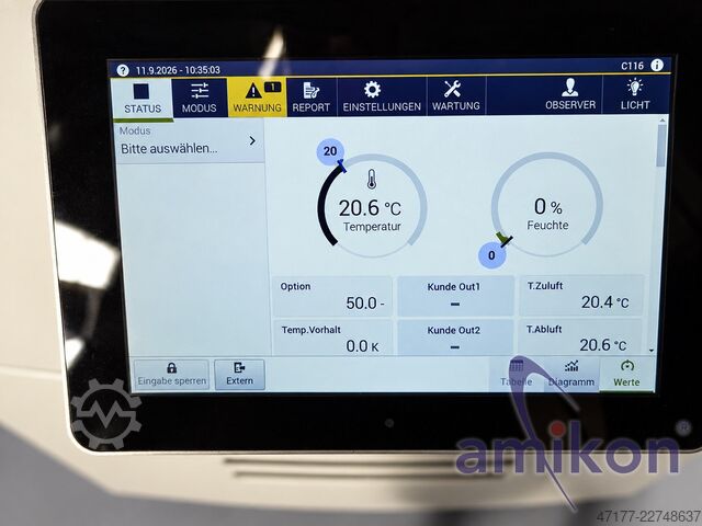 -72 és +180°C között, 480 liter, párásítással Vötsch ClimeEvent C/480/70/15 Klimaprüfschrank