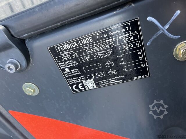 LPG Forklifts Linde H25T-02