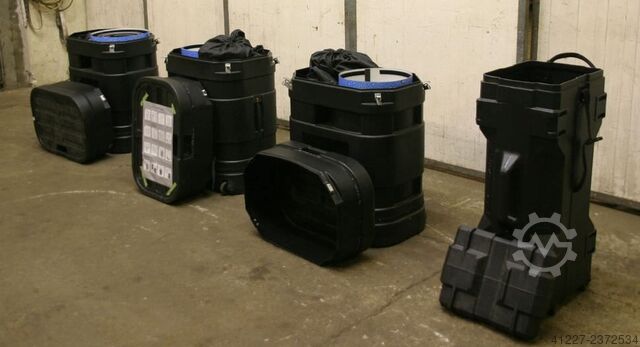 Cloisons de stand d'exposition unbekannt inkl Transportkisten