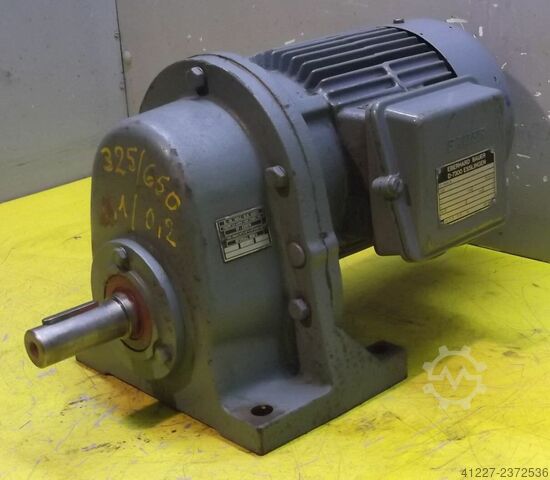 Tandwielmotor 0,075/0,15 kW 325/650 tpm Bauer DKP8842E/200