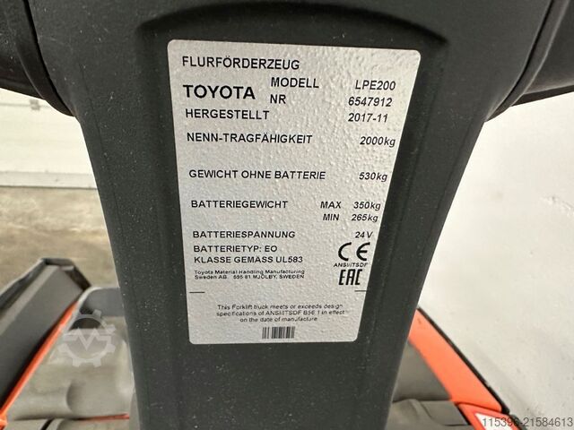 Kézi raklapemelő Toyota LPE 200