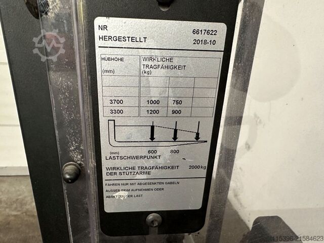 Kézi emelő Toyota SPE 120 L - TRIPLEX 3,7 m