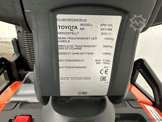 Kézi emelő Toyota SPE 120 L - TRIPLEX 4,5 m - 89 Bts. !!!!!!