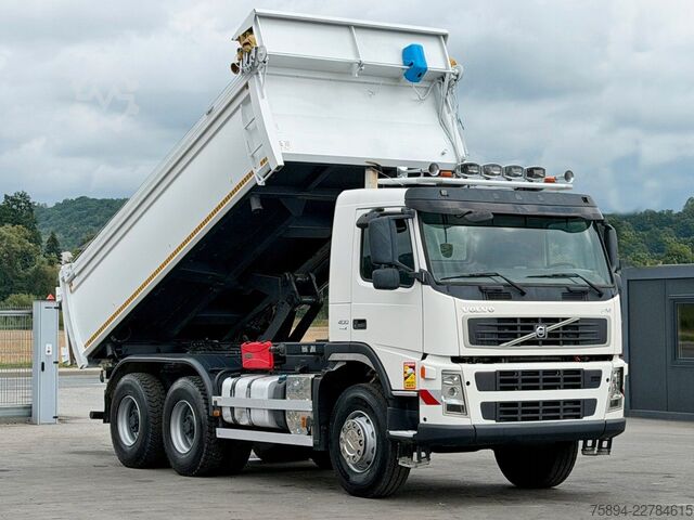 Autocarro ribaltabile VOLVO FM 400 * Kipper 5,20 m + Bordmatic * 6x4!