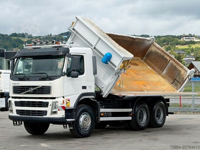 Autocarro ribaltabile VOLVO FM 400 * Kipper 5,20 m + Bordmatic * 6x4!
