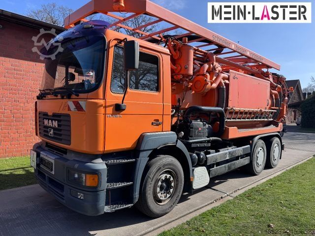 Saugwagen MAN FE 410 Assmann Saug HD Spüler Recycling +  FB.