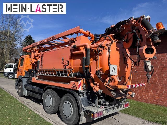 Saugwagen MAN FE 410 Assmann Saug HD Spüler Recycling +  FB.