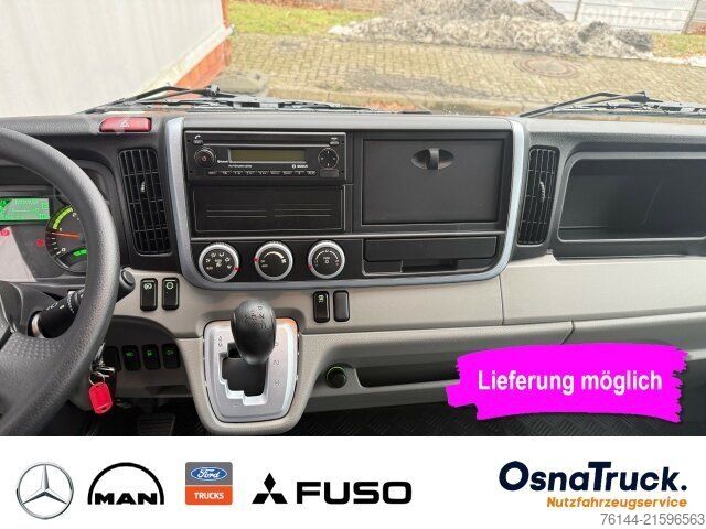 Transporter mit Kipper MITSUBISHI 3C15 AMT Hinterkipper+Box Automat.,Klima,AHK3,5t