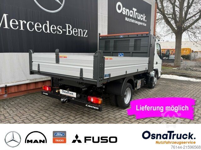 Transporter mit Kipper FUSO 3C15 AMT Hinterkipper+Box Automat.,Klima,AHK3,5t