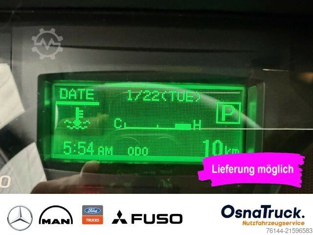 Transporter mit Kipper FUSO 3C15 AMT Hinterkipper+Box Automat.,Klima,AHK3,5t