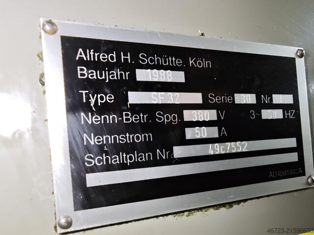 Multi-spindle machine Schütte SF 32