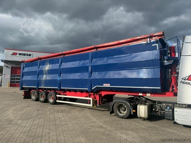 Kippers oplegger KEMPF SKM 35/3 Großraummulde für Schrott 85m³