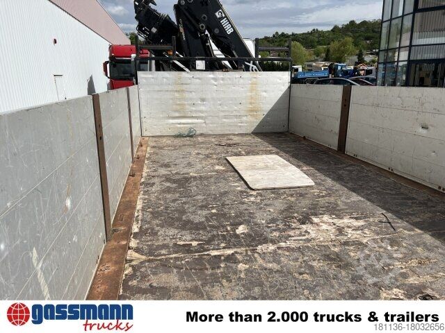Camión de plataforma Mercedes-Benz Axor 1828 A 4x4 mit Kran Hiab XS 166 E-5